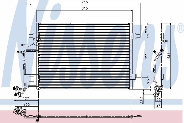 Condensator, airconditioning 94207