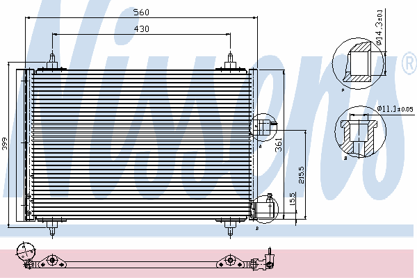 Condenser, air conditioning 94542