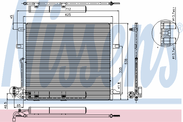 Condensador, ar condicionado 94897