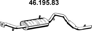 Глушитель выхлопных газов конечный 46.195.83