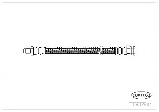 Tubo flexible de frenos 19018664