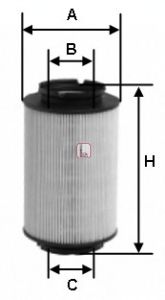 Fuel filter S 6014 NE