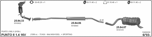 Exhaust System 524000200