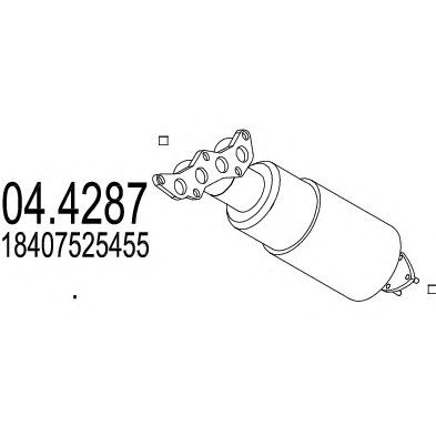 Catalytic Converter 04.4287