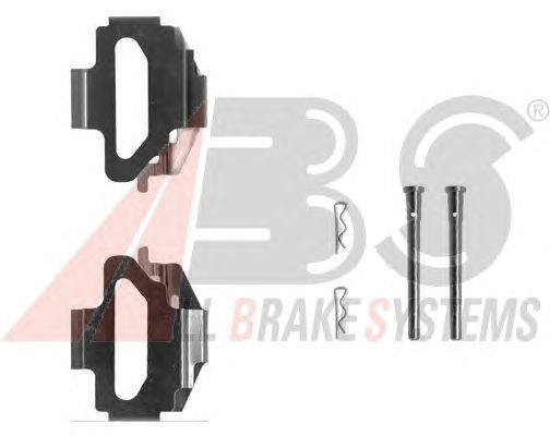 Accessory Kit, disc brake pads 1141Q
