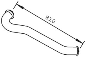 Exhaust Pipe 81658