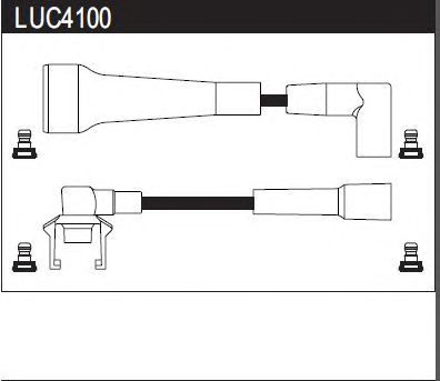 Комплект проводов зажигания LUC4100