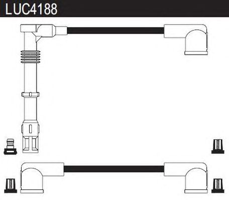 Комплект проводов зажигания LUC4188