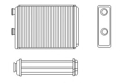 Heat Exchanger, interior heating RA2110710