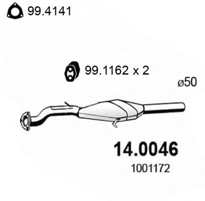 Catalytic Converter 14.0046