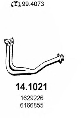 Exhaust Pipe 14.1021