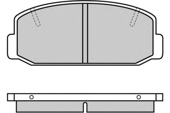 Комплект тормозных колодок, дисковый тормоз 12-0223