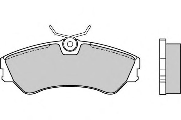 Комплект тормозных колодок, дисковый тормоз 12-0541