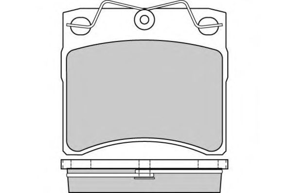 Комплект тормозных колодок, дисковый тормоз 12-0554