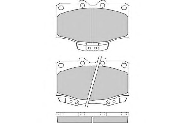 Kit de plaquettes de frein, frein à disque 12-0725
