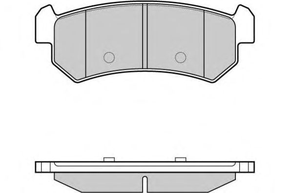 Kit de plaquettes de frein, frein à disque 12-1148
