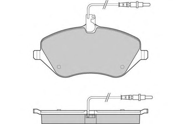 Комплект тормозных колодок, дисковый тормоз 12-1181