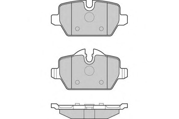 Комплект тормозных колодок, дисковый тормоз 12-1196