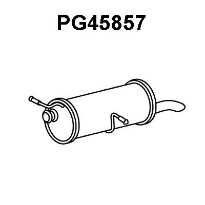 Silenciador posterior PG45857