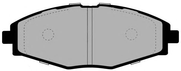 Комплект тормозных колодок, дисковый тормоз PA1192