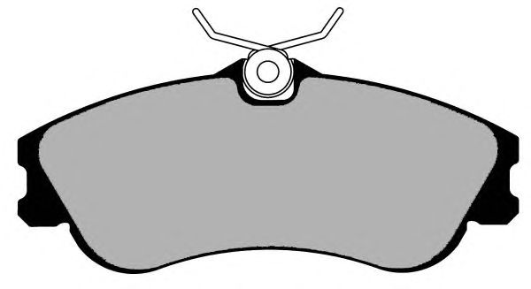 Комплект тормозных колодок, дисковый тормоз PA1311