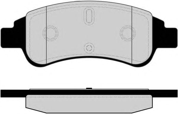 Комплект тормозных колодок, дисковый тормоз PA1510