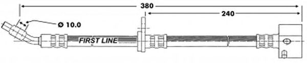 Tubo flexível de travão FBH6550