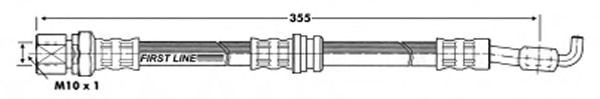 Tubo flexible de frenos FBH6946