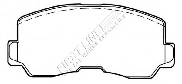 Комплект тормозных колодок, дисковый тормоз FBP1362