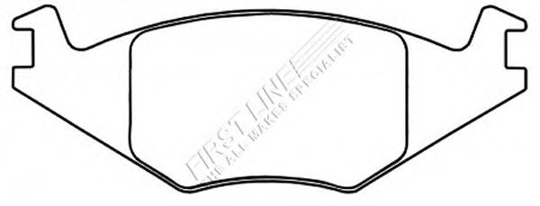 Комплект тормозных колодок, дисковый тормоз FBP3030