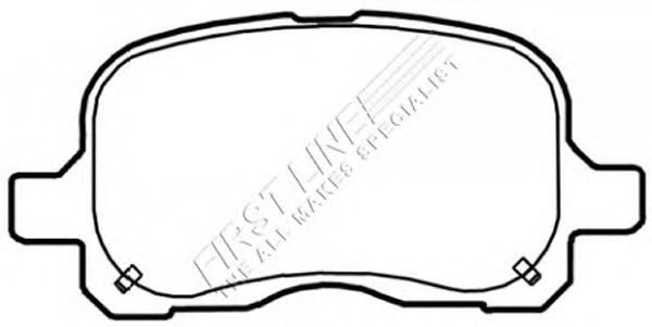 Комплект тормозных колодок, дисковый тормоз FBP3401