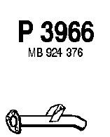 Труба выхлопного газа P3966