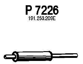 silenciador del medio P7226