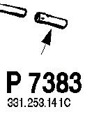 Труба выхлопного газа P7383
