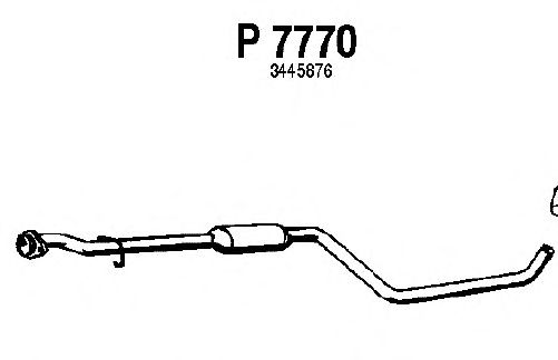 Средний глушитель выхлопных газов P7770
