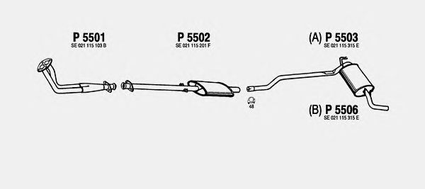 Exhaust System SE805