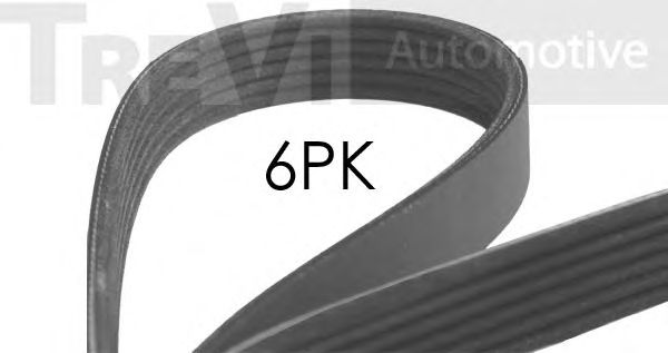 V-Ribbed Belts RPK6PK1215S