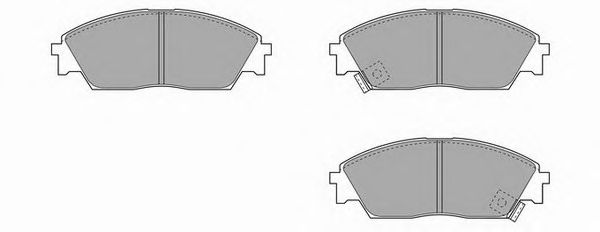 Комплект тормозных колодок, дисковый тормоз 476.1