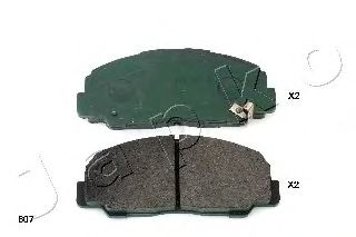 Комплект тормозных колодок, дисковый тормоз 50607