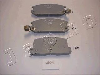 Kit de plaquettes de frein, frein à disque 51204