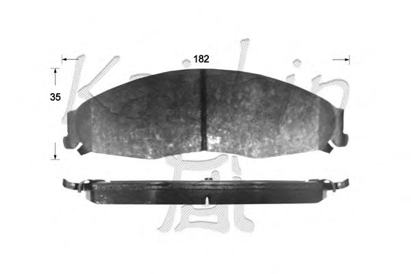 Brake Pad Set, disc brake D10136