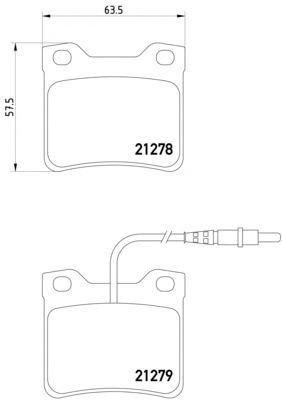 Комплект тормозных колодок, дисковый тормоз 8DB 355 007-491