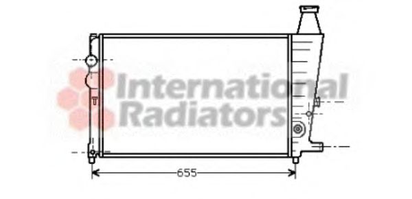 Radiator, engine cooling 09002009