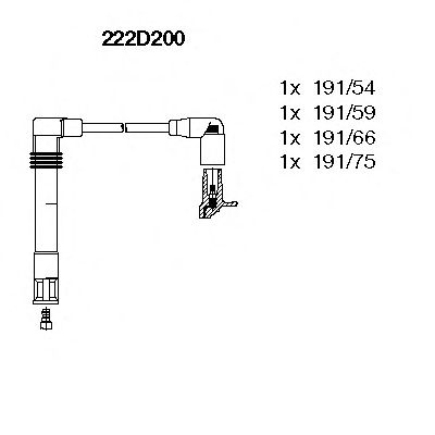 Ignition Cable Kit 222D200