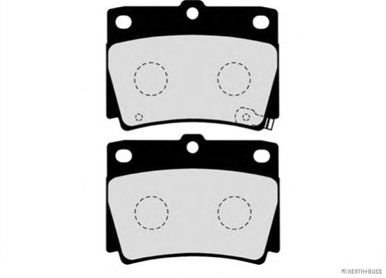 Комплект тормозных колодок, дисковый тормоз J3615011