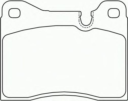 Комплект тормозных колодок, дисковый тормоз P 06 002
