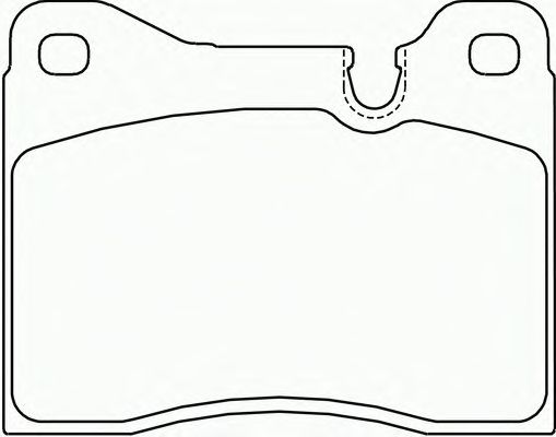 Комплект тормозных колодок, дисковый тормоз P 06 003