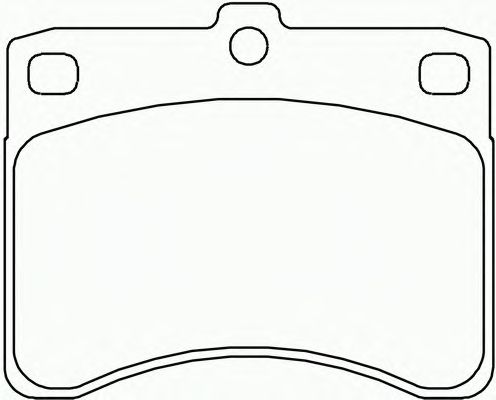 Brake Pad Set, disc brake P 16 003