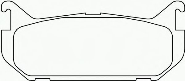 Комплект тормозных колодок, дисковый тормоз P 24 036