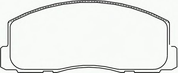 Комплект тормозных колодок, дисковый тормоз P 54 006